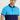 Mavi Polo Yaka Slim Fit Dar Kesim Desenli Pamuk Tişört