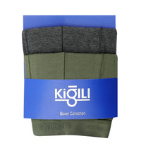 Light Anthracite 2-Pack Plain Single Jersey Boxer