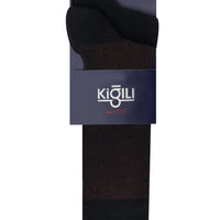 Koyu Siyah 2'li Desenli Çorap Seti