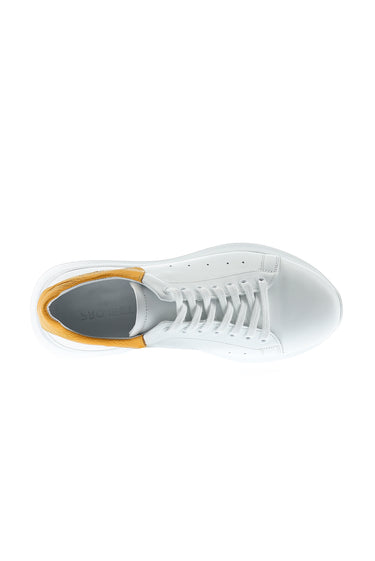 Beyaz Sneaker Deri Ayakkabı