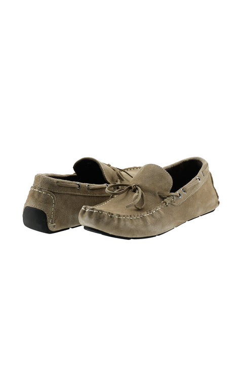 Orta Vizon Süet Casual Loafer ayakkabı