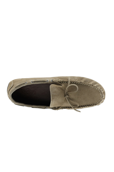 Orta Vizon Süet Casual Loafer ayakkabı