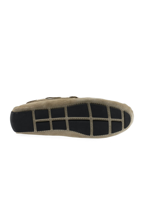 Orta Vizon Süet Casual Loafer ayakkabı