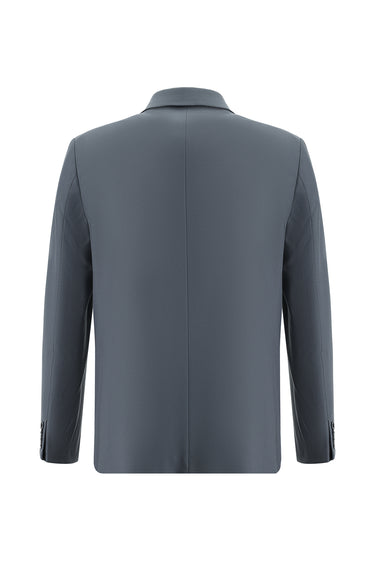Orta Füme Regular Fit Klasik Ceket