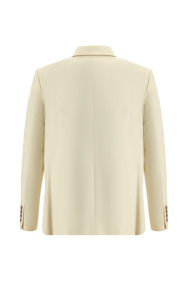 Krem Regular Fit Klasik Ceket