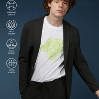 Asker Haki Techno-Line Slim Fit Dar Kesim Örme Spor Ceket