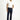 Orta Lacivert Slim Fit Dar Kesim Denim Look Likralı Pantolon