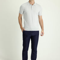 Orta Lacivert Regular Fit Standart Kesim Likralı Denim Look Pantolon