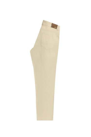 Açık Bej Slim Fit Dar Kesim Likralı Kanvas / Chino Pantolon