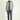 Orta Gri Slim Fit Dar Kesim Likralı Saten Kanvas / Chino Pantolon