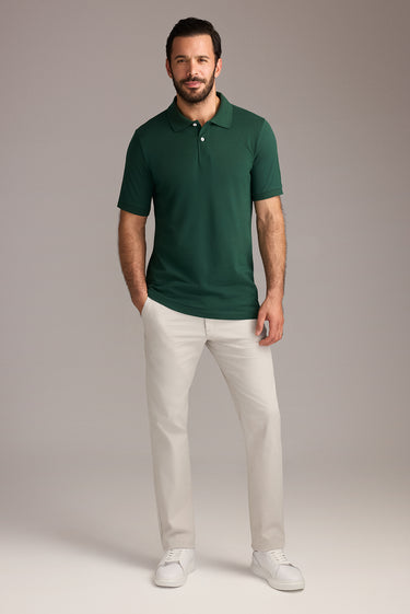 Açık Vizon Slim Fit Dar Kesim Likralı Kanvas / Chino Pantolon