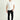 Siyah Regular Fit Pamuklu Keten Karışımlı Kanvas / Chino Pantolon