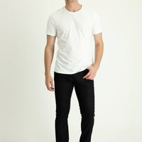 Siyah Regular Fit Pamuklu Keten Karışımlı Kanvas / Chino Pantolon