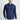 Koyu Lacivert Uzun Kol Slim Fit Dar Kesim Baskılı Pamuk Gömlek