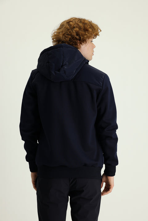 Orta Lacivert Slim Fit Spor Mont