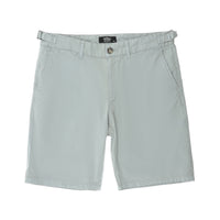 Açık Gri Slim Fit Dar Kesim Pamuklu Bermuda Şort