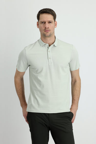 Taş Polo Yaka Regular Fit Pamuk Tişört