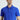 Saks Mavi Polo Yaka Slim Fit Dar Kesim Pamuk Tişört