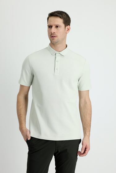 Taş Polo Yaka Slim Fit Dar Kesim Pamuk Tişört