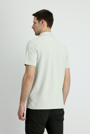 Taş Polo Yaka Slim Fit Dar Kesim Pamuk Tişört