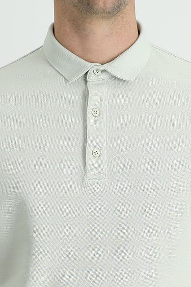 Taş Polo Yaka Slim Fit Dar Kesim Pamuk Tişört