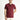 Koyu Bordo Slim Fit Dar Kesim Nakışlı Pamuk Polo Yaka Tişört