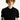 Siyah Polo Yaka Slim Fit Dar Kesim Desenli Tişört