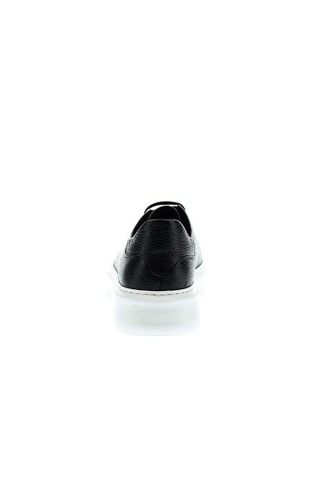 Siyah Sneaker Deri Ayakkabı