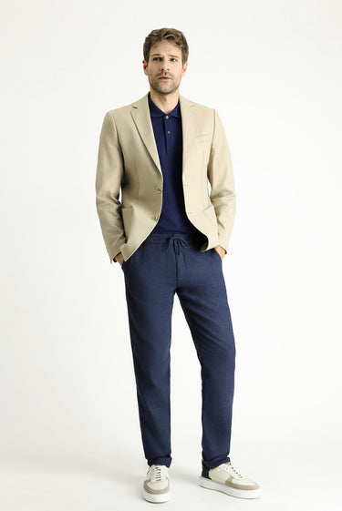 Açık Bej Regular Fit Pamuklu Spor Ceket