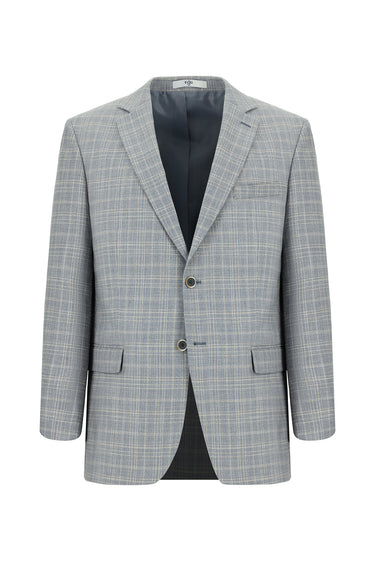 Mavi Relaxed Fit Rahat Kesim Klasik Ekose Ceket