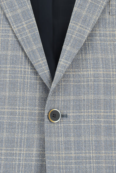 Mavi Relaxed Fit Rahat Kesim Klasik Ekose Ceket