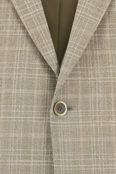 Orta Vizon Relaxed Fit Rahat Kesim Klasik Ekose Ceket