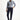 Koyu Lacivert Regular Fit Likralı Denim Look Pantolon