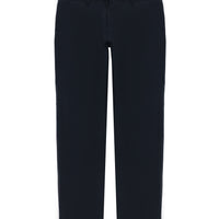 Koyu Lacivert Regular Fit Standart Kesim Likralı Kanvas / Chino Pantolon