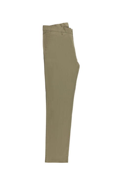 Koyu Vizon Regular Fit Standart Kesim Likralı Kanvas / Chino Pantolon