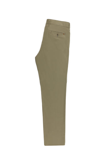 Koyu Vizon Regular Fit Likralı Kanvas / Chino Pantolon