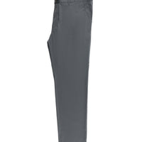 Orta Gri Relaxed Fit Rahat Kesim Likralı Kanvas / Chino Pantolon