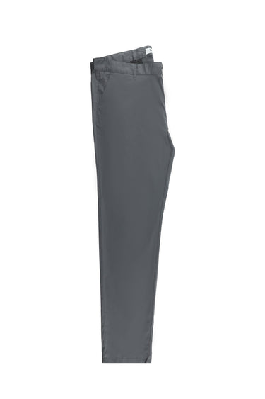 Orta Gri Relaxed Fit Rahat Kesim Likralı Kanvas / Chino Pantolon