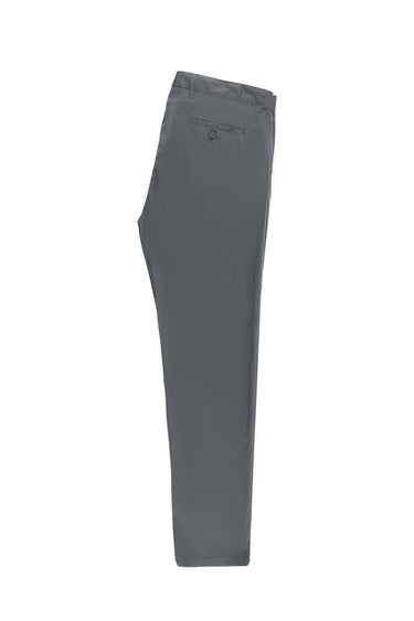 Orta Gri Relaxed Fit Rahat Kesim Likralı Kanvas / Chino Pantolon