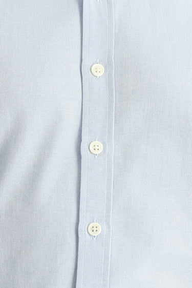 Uçuk Mavi Uzun Kol Regular Fit Oxford Pamuk Gömlek