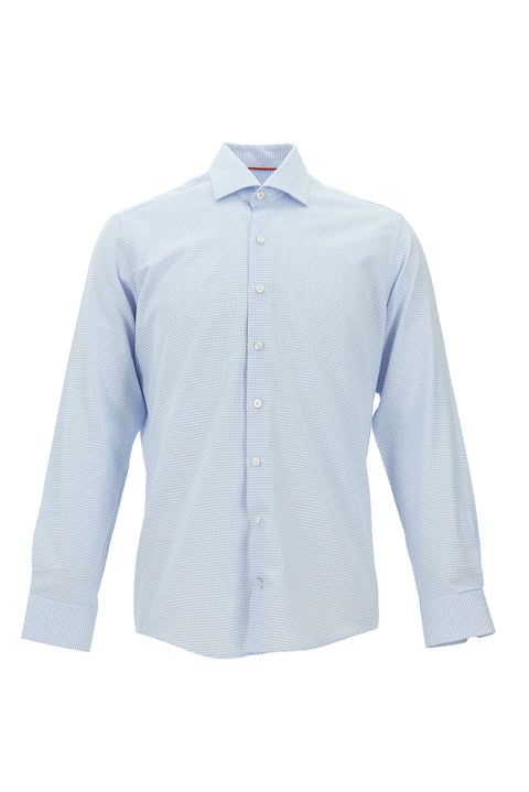 Açık Mavi Uzun Kol Slim Fit Gömlek