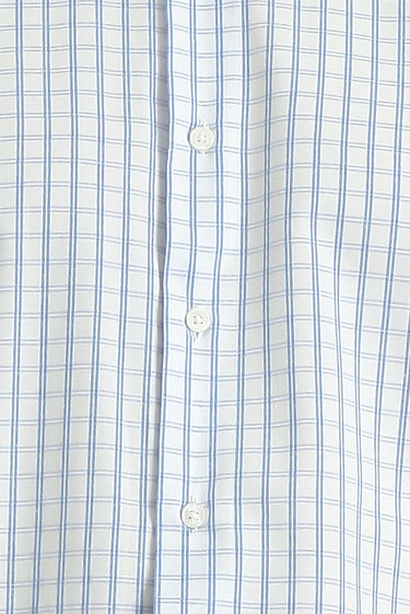Mavi Uzun Kol Regular Fit Ekose Pamuklu Kolay Ütülenebilir Gömlek