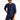 Koyu Lacivert Bisiklet Yaka Slim Fit Dar Kesim Pamuklu Sweatshirt