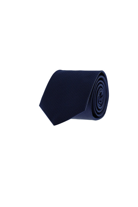 Dark Navy Patterned Tie