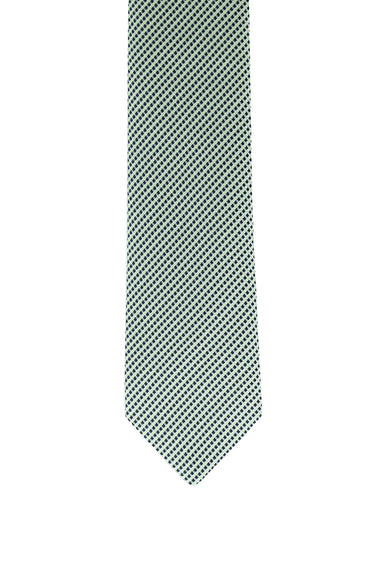 Koyu Yeşil Mikro Desenli Kravat