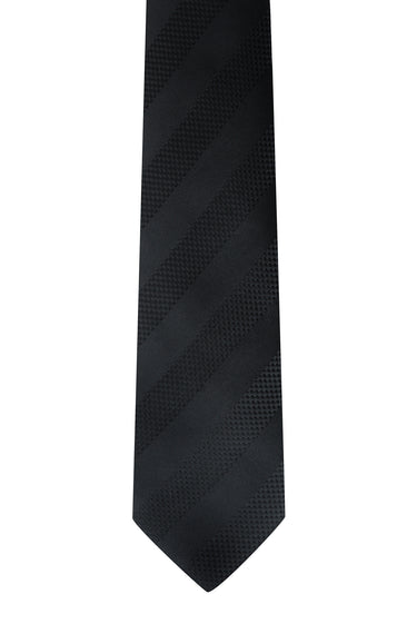 Siyah Çizgili Kravat