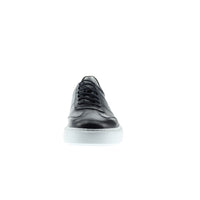 Orta Lacivert Sneaker Deri Ayakkabı