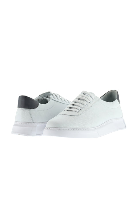 Beyaz Sneaker Deri Ayakkabı