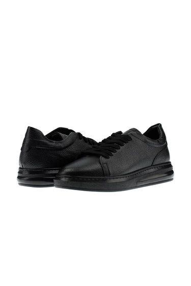 Siyah Sneaker Deri Ayakkabı