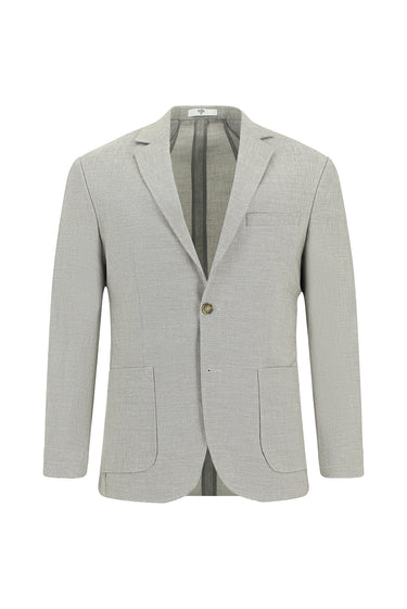 Orta Gri Super Slim Fit Ekstra Dar Kesim Keten Karışımlı Beli Lastikli İpli Takım Elbise